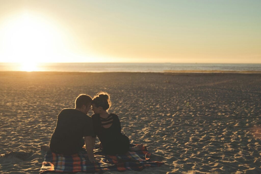 sunset sober date idea